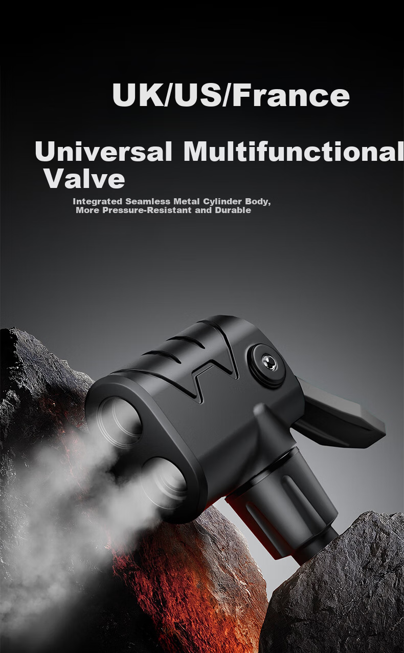 Ousen Dual-Barrel High-Pressure Air Pump with Smart Valve for Bicycle, Electric Vehicle, and Home Use 3