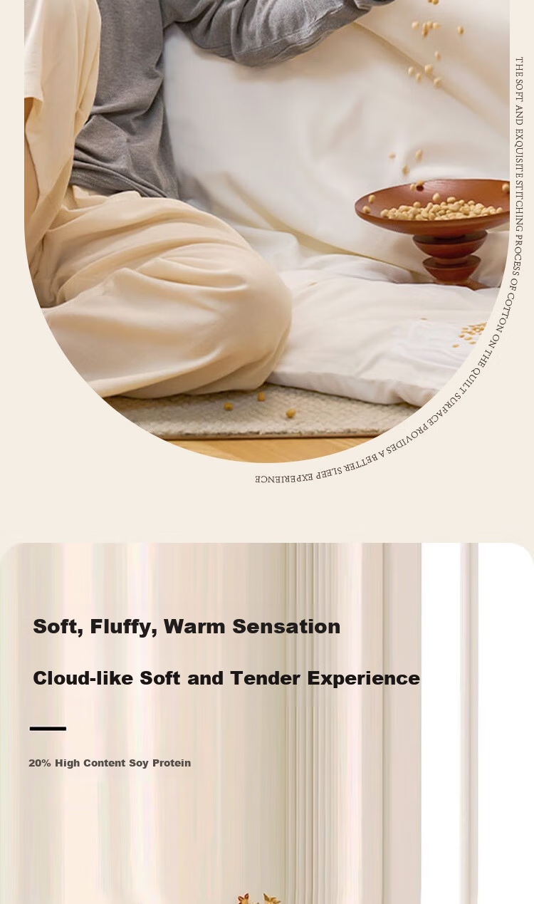 Ranpai Fiber Quilt, White Hotel Comforter, Class A Antibacterial Seven-Hole Spring And Autumn Duvet, Double Size Approximately 4 Jin (2kg), 200*230cm 3