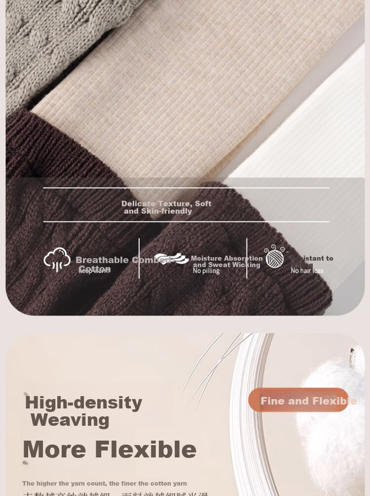 LangSha Girls' Fleece-Lined Thickened Autumn Winter Tights Layered Socks Children's Leggings Winter Baby Outdoor Long Pants 7