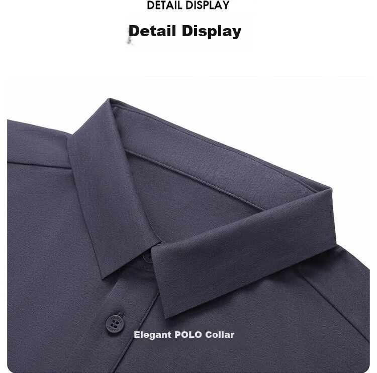CAMEL Polo Shirt Men's Quick-Dry Sweat-Absorbing Antibacterial Wrinkle-Resistant Non-Iron Breathable Sun Protection T-Shirt A15BZ15012J 33
