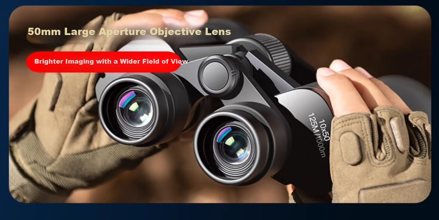 AUX Binoculars Portable High-Power HD Professional Concert Outdoor Moon Observation Day and Night Large Objective Lens 2