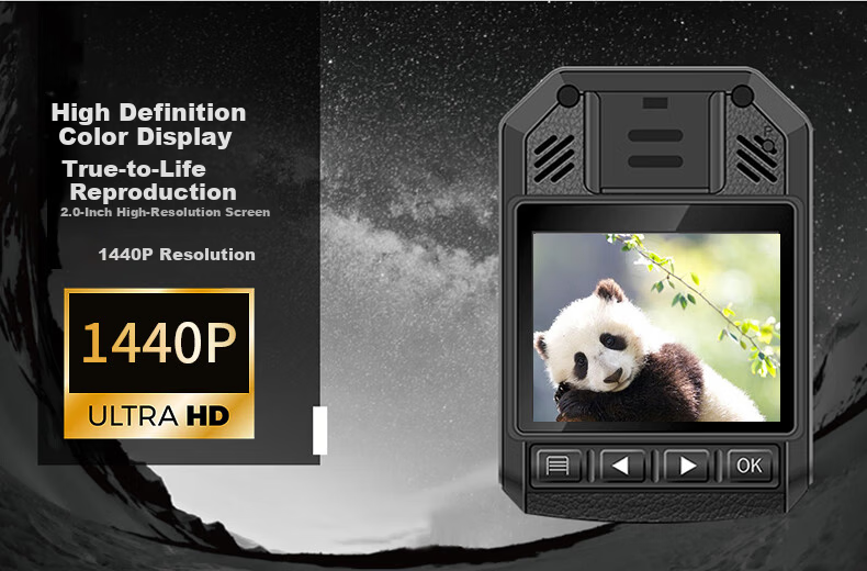 Yingweida DSJ-F7 Law Enforcement Recorder On-site Meeting Video Recorder HD Infrared Night Vision Camera 32G 6