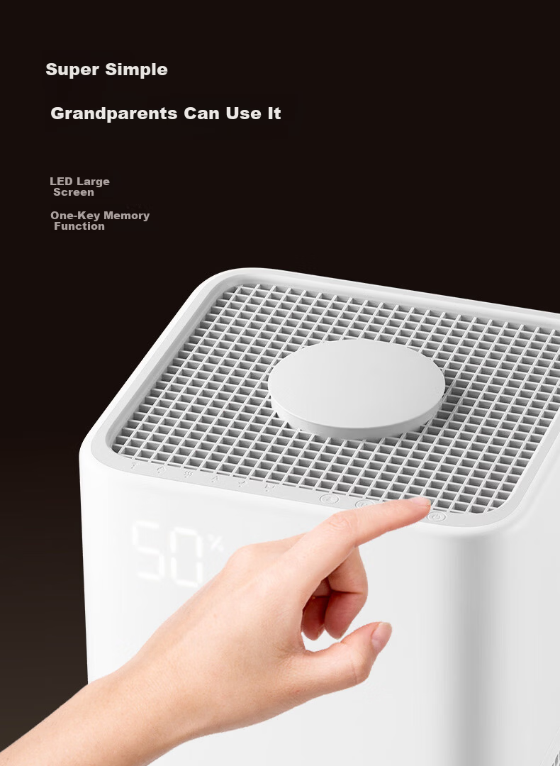 Shuxinfeng [Same Model as Weijia] G1 Fully Disassembled Mist-Free Humidifier Quiet Bedroom Sterilization Suitable for Babies and Adults Large Capacity Home Use Premium Gift 18