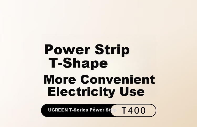 UGREEN Power Strip New National Standard Overload Protection Socket Extension Cord Desktop Computer Power Board Living Room Kitchen Hot Pot Electric Socket 6 Outlets with Individual Switch 1.5m 3