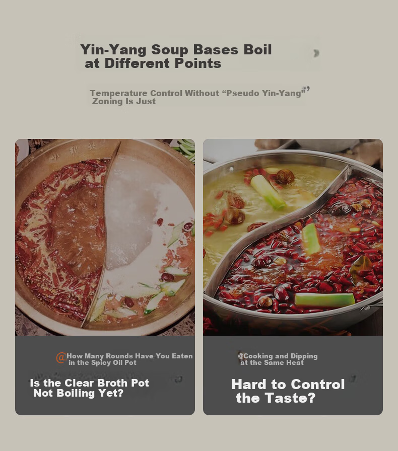 Joyoung Electric Hot Pot Dual-Zone Hot Pot Household 6L Multifunctional Hot Pot Quick Boil 4-Minute Independent Temperature Control Upgraded Model HG60-G118 2