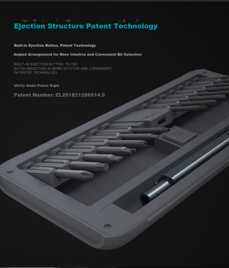 Jimmy Home S2 Ultra-Hard Precision Screwdriver Set Flathead Clock Computer Disassembly Digital Repair Magnetic Screwdriver Set 30 Pieces 8