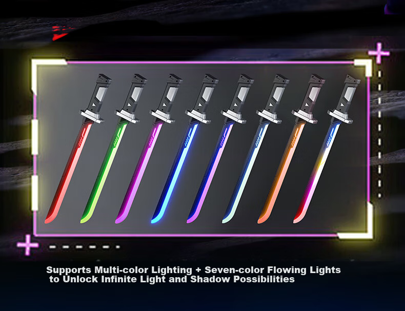 Osage Kids Toy Interstellar Spark Light Saber Black Tech Laser Sword for Boys Ages 6-10 Children's Day Gift 6