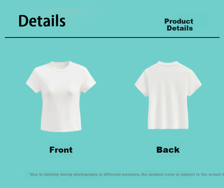 TUCANO Women's Short-Sleeve T-Shirt, New Summer 2025 Style, Solid Color Round Neck Regular Shoulder High-End Slim-Fit Half Sleeve, Black, Size S 21