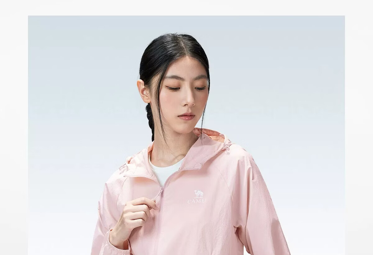 CAMEL Outdoor Original Yarn Sun Protection Jacket 2026 Spring Summer New Women's UPF1000 Cooling Water-Repellent Sports Jacket O015 14