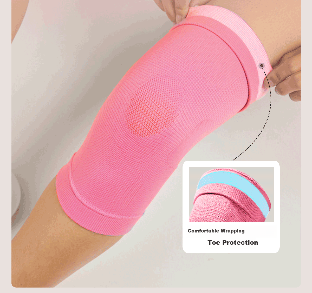 LP 1617CK Women's Lightweight Breathable Non-Slip Compression Knee Support Black Pair M 15