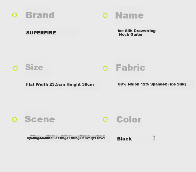 SupFire Sunscreen Face Mask Men Ice Silk Neck Gaiter Women Magic Headscarf Outdoor Cycling Mountaineering Windproof Dustproof Fishing Face Cover 12
