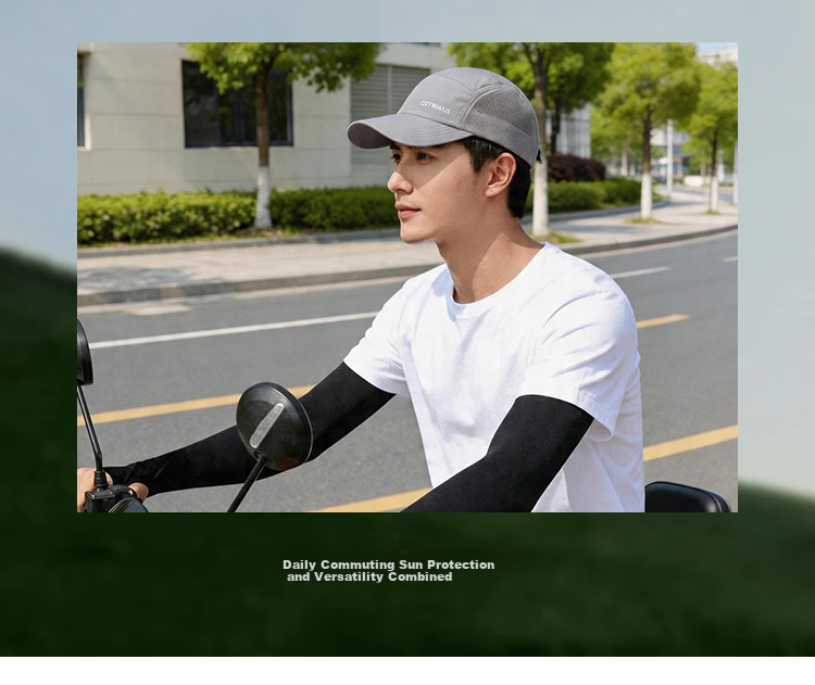 Seven Wolves Men's Baseball Cap Casual Versatile Sun Hat Quick-Dry Adjustable Large Size Breathable Duckbill Cap 13
