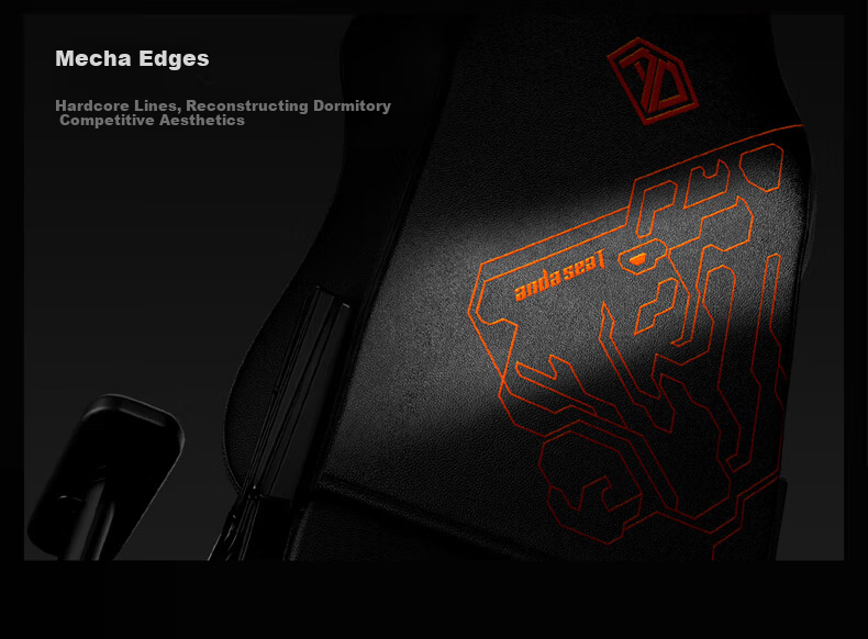 AndaseaT Anderset Gaming Chair Computer Chair Tiger Head Chair Ergonomic Office Chair War God Throne Mechanical Tiger Black 9