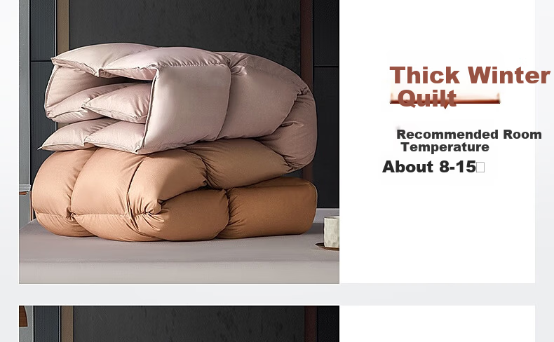 Bellees 90% Duck Down Quilt Winter Double Autumn and Winter Comforter 1000g Filling 200x230cm 15