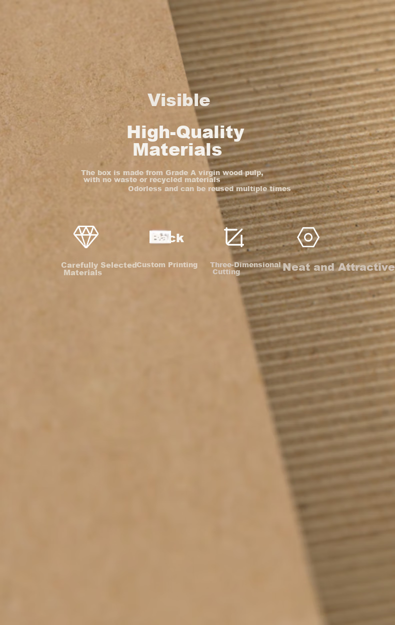BIAZE Extra Large Moving Cardboard Boxes, No Handles, 50*40*40cm, Pack of 5, Office Organization Storage Packing Boxes 3
