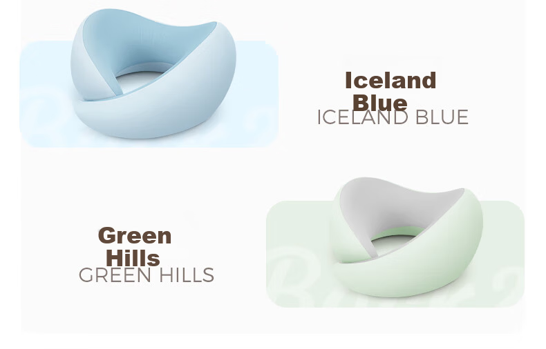 Back2 U-Shaped Neck Pillow Portable Travel U-Shaped Cervical Pillow for Airplane High-Speed Train Car Office Nap Pillow 19