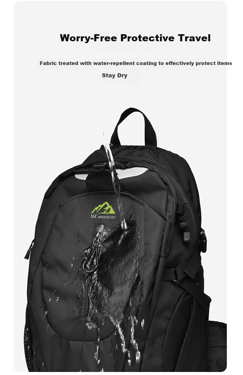 361° Outdoor Water-Repellent Large Capacity Hiking Backpack Unisex School Bag 2026 New Model 11