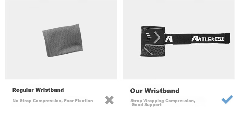NAILEKESI N Sports Wrist Support Fitness Anti-Sprain Wrist Brace Male TFCC Tendon Sheath Basketball Push-Up Compression Protector M 4