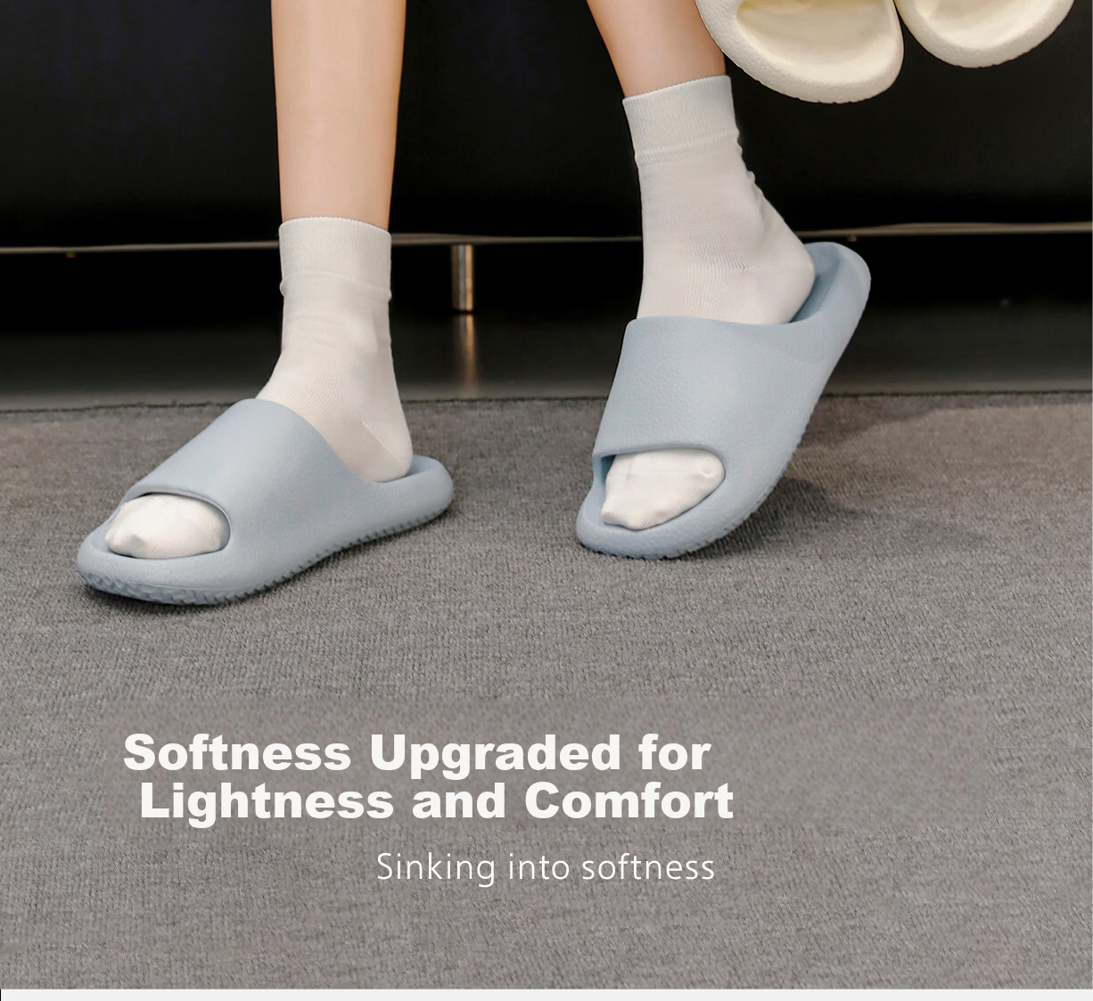Mercury Home Textiles Litchi Pattern Antibacterial Slippers Women's Summer New Indoor Bathroom Non-Slip Couple Beach Sandals Men 4