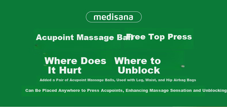 MEDISANA German Foot Massage Device Foot Sole Meridian Acupoint Massager Fully Automatic Foot Kneading and Pressing Warmer Foot Leg Hip Waist Massager Birthday Gift for Women 8
