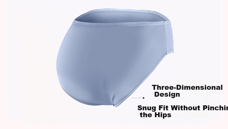 Beianshi Disposable Men's Underwear Cloud Soft Triangle Milk Silk Sterilized Wash-Free Travel Portable 10-Pack 3XL 3