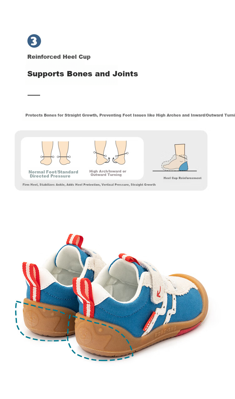 Kids.ing Kedi Star Baby Sports Shoes Spring Boys Girls Toddlers Soft Sole Kindergarten Walking Shoes Beige Size 29 5