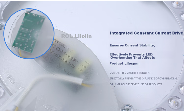 ROLin LED Ceiling Light Core, Full Spectrum LED Light Strip, Can Replace Light Panel, Light Source Module, 40cm 50W, Three-Color Dimming 10