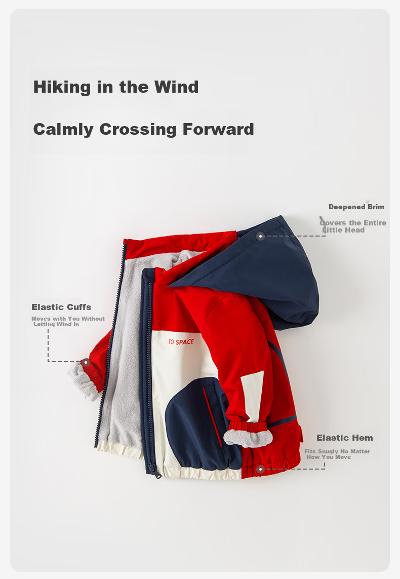 DAVE & BELLA Boys' New Year Jacket Toddler Baby Autumn Winter Stylish Red Kids' Clothing 3
