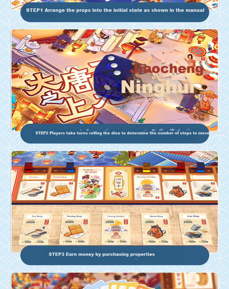 Pinwheel Monopoly Deluxe Edition Children's Day Gift 2-4 Players Financial Literacy Parent-Child Interactive Educational Board Game Datang Evernight City 2