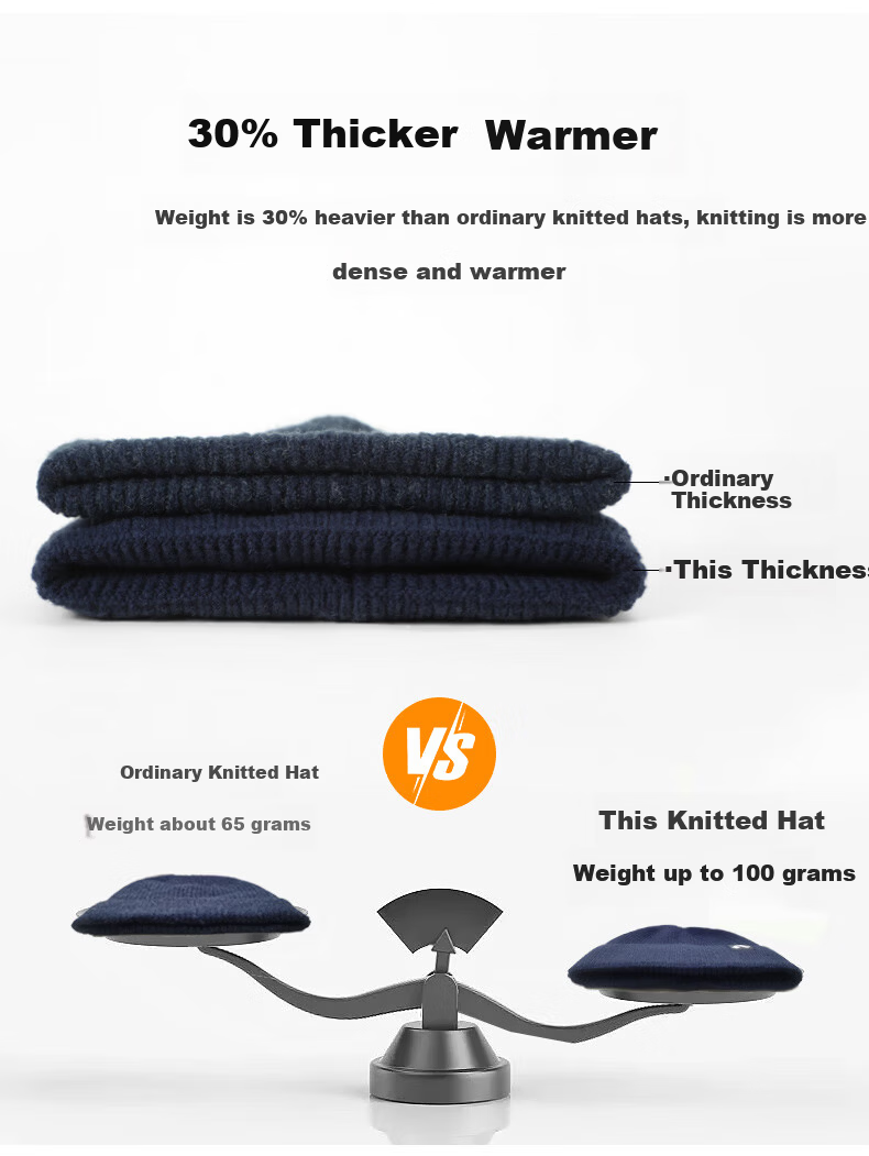 Toread Merino Wool Knit Hat Men Autumn Winter Outdoor Mountaineering Hiking Sports Warm Windproof Ear Protection Snow Hat Women 4