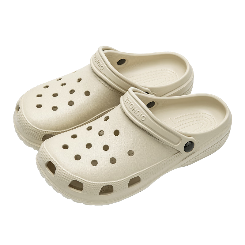 Runrou Men's Summer 2026 New EVA Anti-Slip Odor-Resistant Driver's Clog Sandals