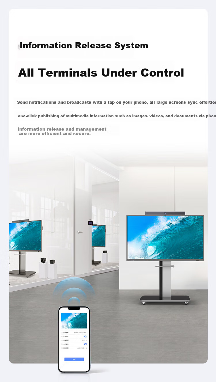 Haoli Video Conference Camera All-in-One Microphone 4K Ultra HD Digital Zoom Conference Room Camera Built-in Meeting System HB-100 25