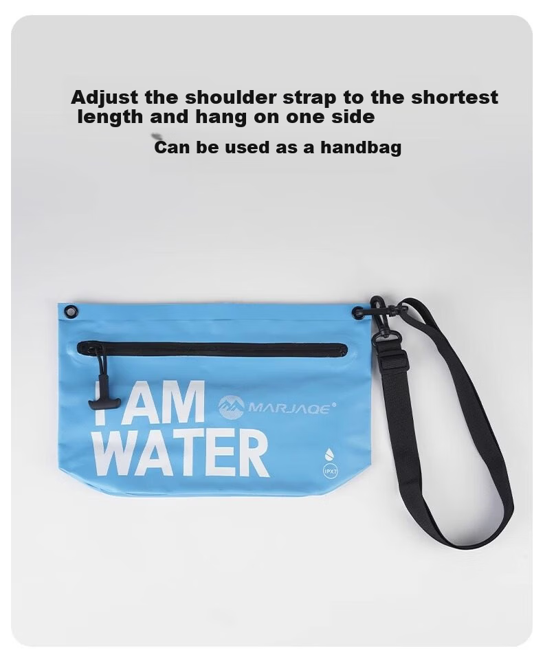 Liomirror Waterproof Phone Pouch Large Capacity Swimming Rafting Diving Underwater Sealed Protective Case White 8