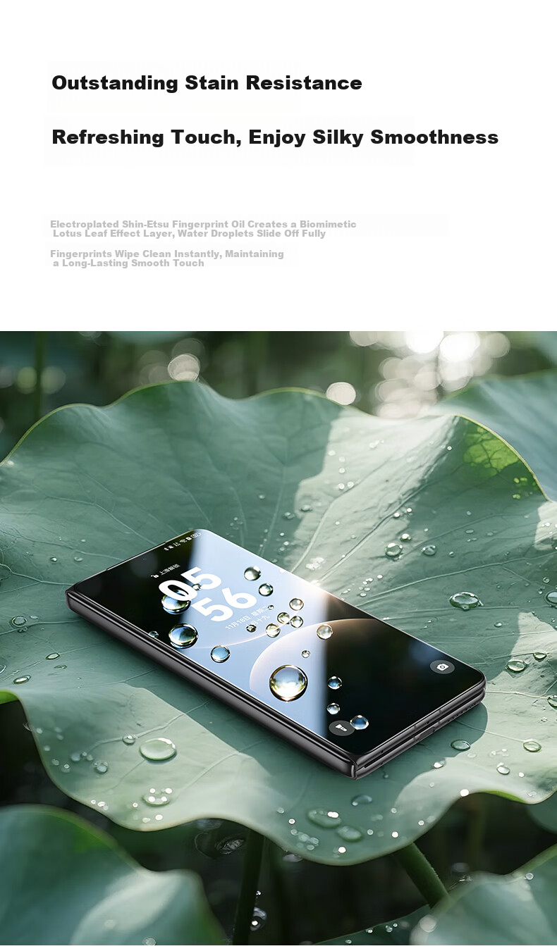 Benks King Kong Corning AR Anti-Glare Tempered Glass Screen Protector for Huawei Mate X7 Collector's Edition, High-Definition Curved Corning Anti-Reflective Eye Protection Film 5