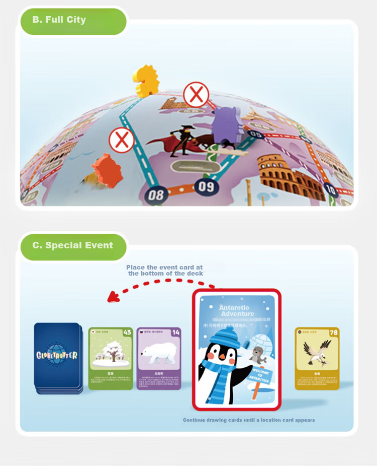 Yaofish Children's Board Game, Parent-Child Family Game for Primary And Secondary School Students, Boys And Girls, Children's Gift Toy, Shanhai Zai Li 7