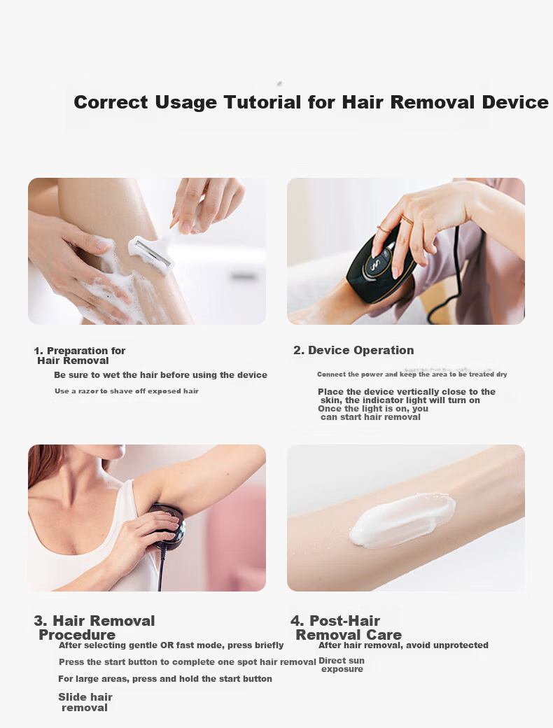 SMOOTHSKIN Black Gold Series Mini Home Laser Hair Removal Device for Men and Women, Facial, Full Body, Private Areas, Underarms, Smart Epilator, Birthday Gift for Women with 15% Government Subsidy 12