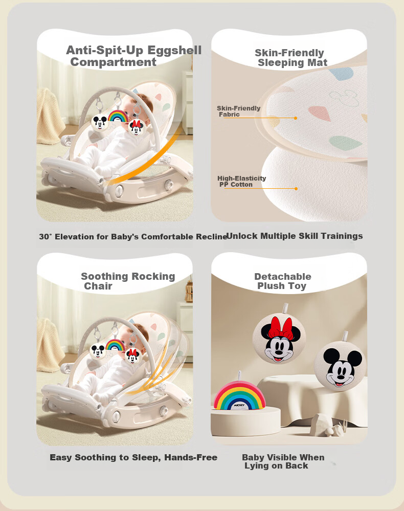 Disney Newborn Welcome Gift Set Premium Baby Toys Newborn Baby Gift Box 4
