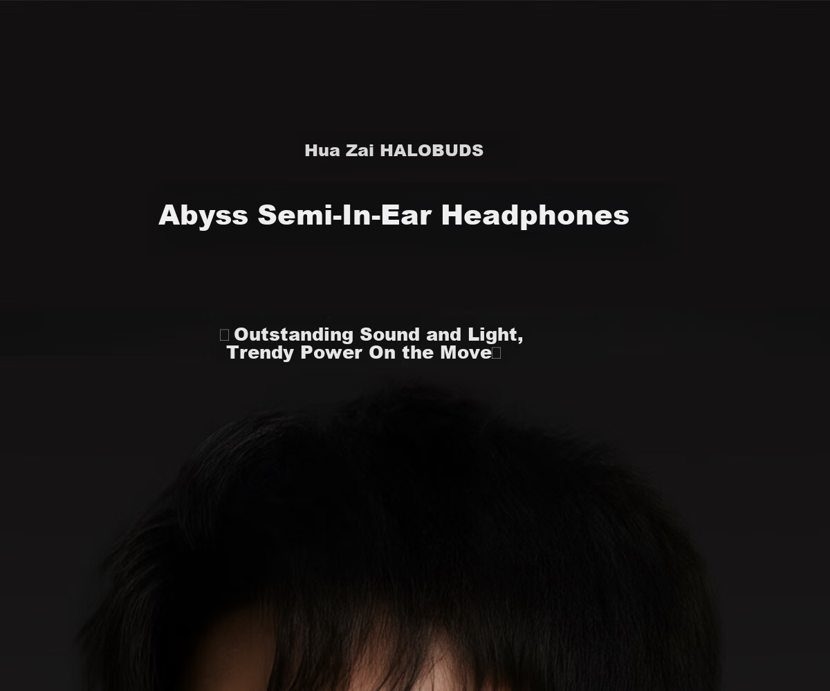 Edifier Halo Buds Semi-In-Ear Trendy Bluetooth Earphones Cyber Abyss Lighting Bluetooth 6.0 41H Long Battery Life Compatible with Apple Huawei Xiaomi Boundary-Breaking Black 1