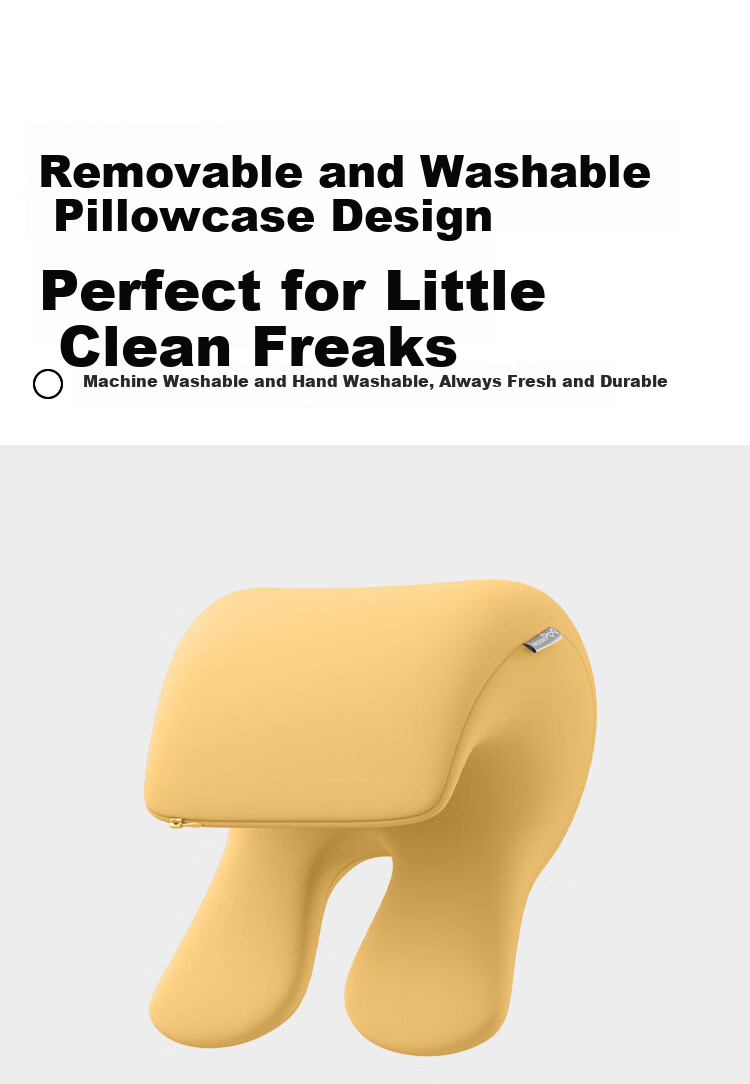 MiiOW Office Lumbar Support Cushion Seat Backrest Pillow Chair Headrest Waist Protection Cushion for Long Sitting and Nap 19