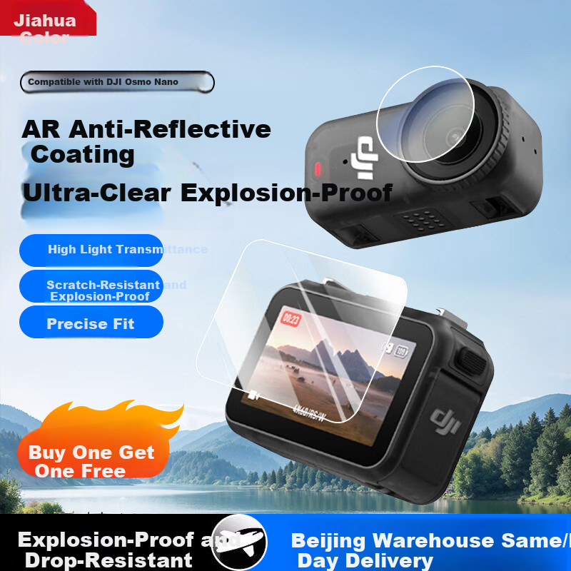 JIAHUACAI Compatible with DJI Action 6/Nano Universal Magnetic Quick-Release Clip