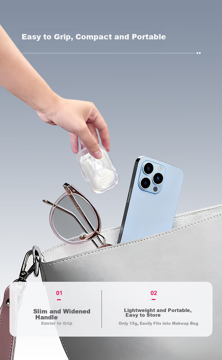 Ulike Hair Removal Partner Small Shell Razor for Lip, Face, Underarm, and Leg Hair Removal Portable Painless Private Trimming Tool 5