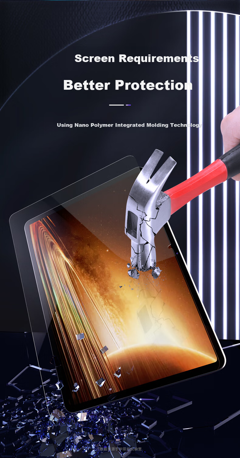 BIAZE Tempered Glass Screen Protector for 2026 OPPO Pad Mini 8.8-inch Tablet, AR Anti-Reflective HD Protective Film, Anti-Fingerprint, Scratch-Resistant 2