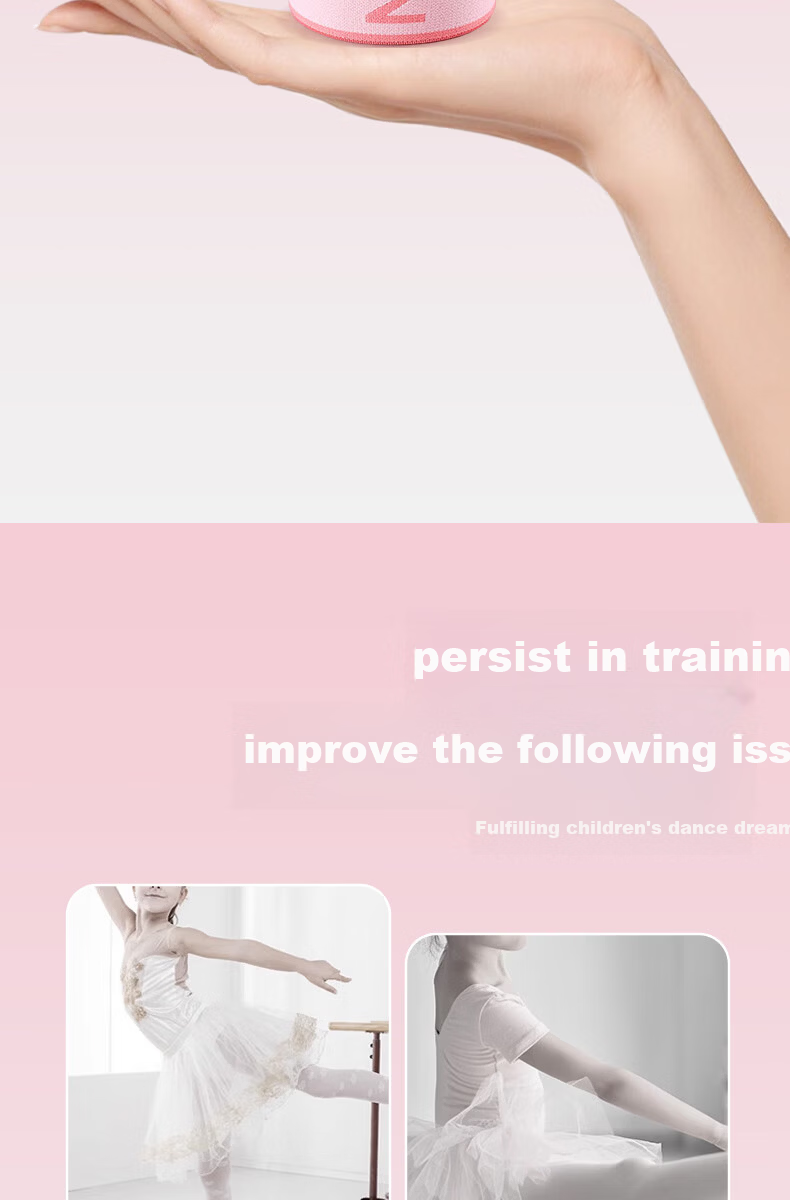 Oufanda Children's Dance Elastic Resistance Band Digital Segment Training 10-Grid Stretching Ballet Pull Rope 3