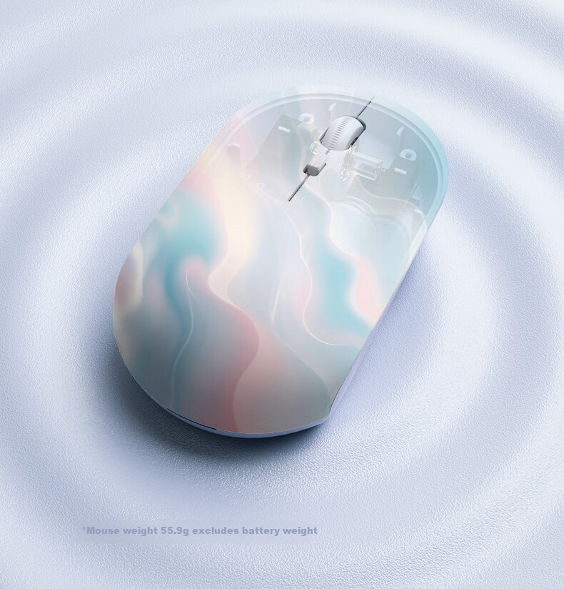 HP Wireless Mouse Chinese Style Silent Office Home Mouse for Women Laptop Dual Mode Bluetooth USB Plug and Play Rechargeable 12