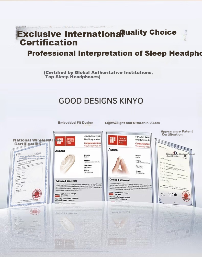 KINYO Sleep Bluetooth Earphones Wireless Noise-Cancelling Side-Sleeping Sound Isolation 2025 New i88 13