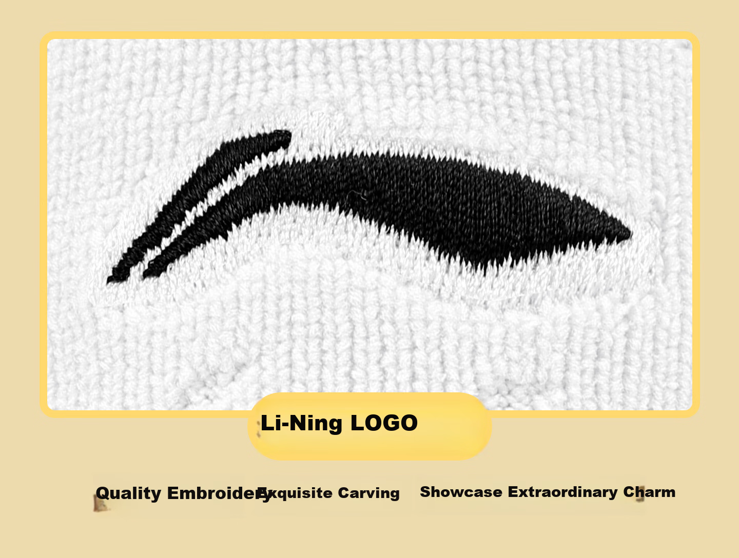 Li-Ning Kids Sports Sweat-Absorbing Wristband Basketball Equipment Thin Sweatband Badminton Wrist Sleeve 17