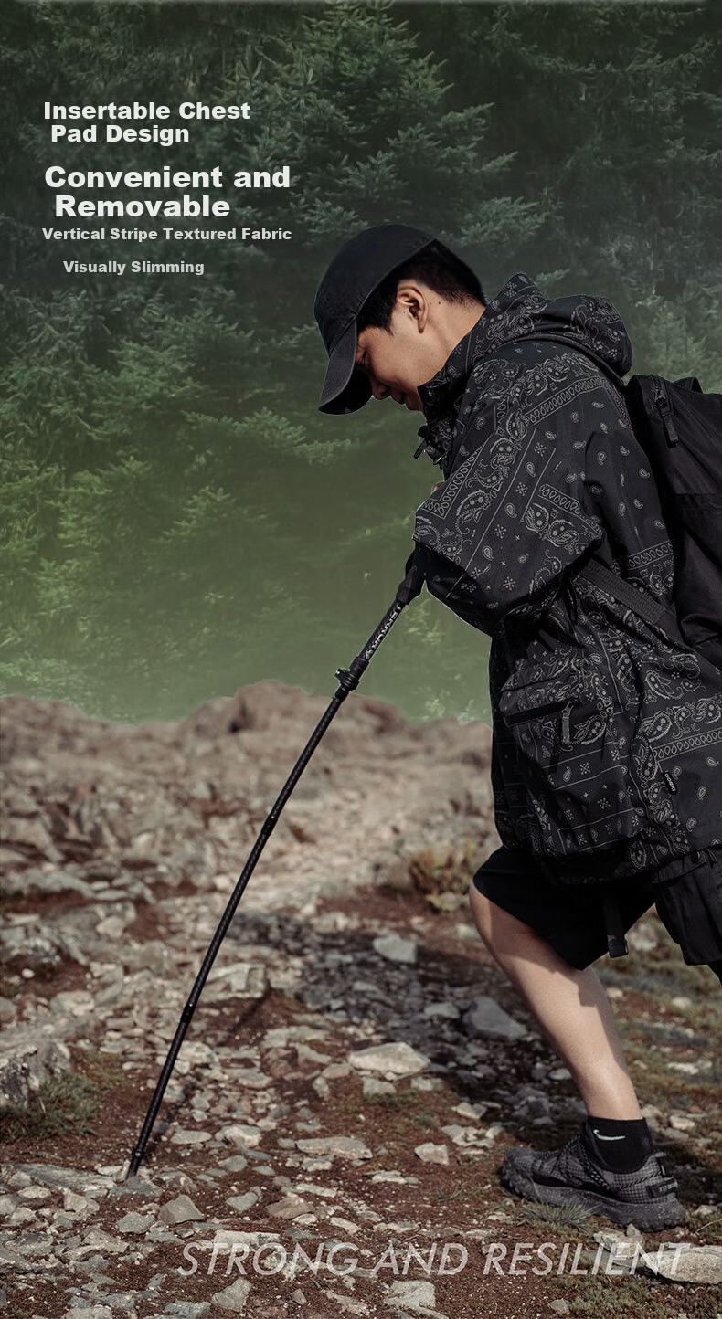 TERROR Carbon Fiber Folding Trekking Pole Hiking Stick Outdoor Equipment Songyun Foldable White 2