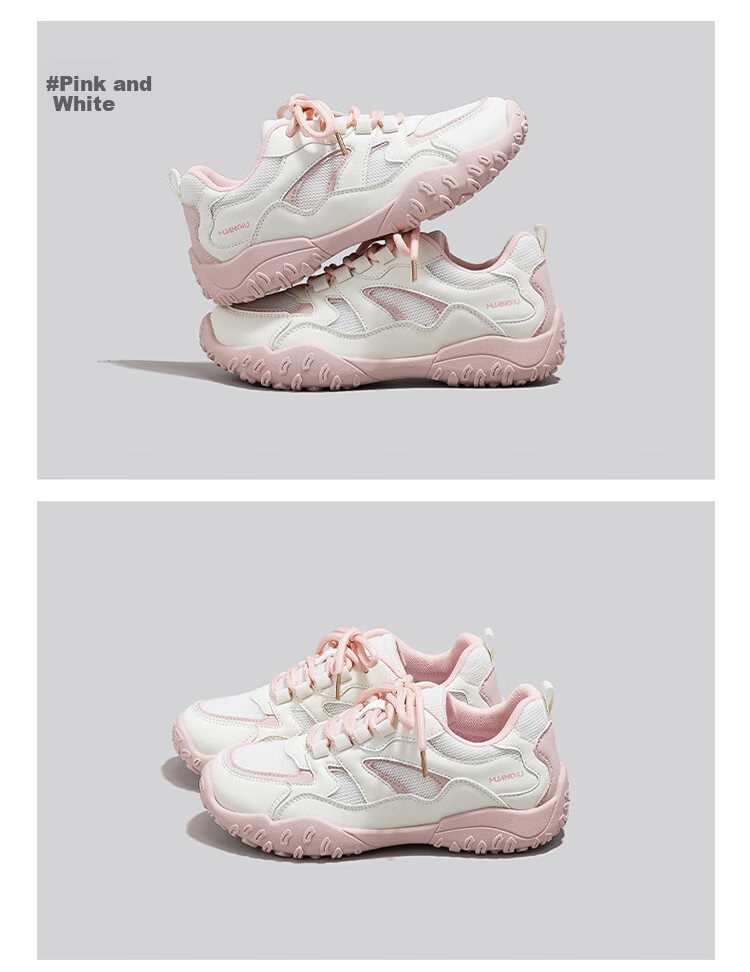 Global 2026 Hot Pink Lightweight Casual Women's Sports Shoes Ins Campus Style Fashion Trendy Training Sneakers 13