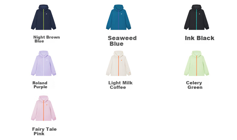 Xtep Kids Children's "Little Rain Shell" Double-Layer Windbreaker Boys and Girls Water-Repellent Tech Jacket Fairy Tale Pink 130 18