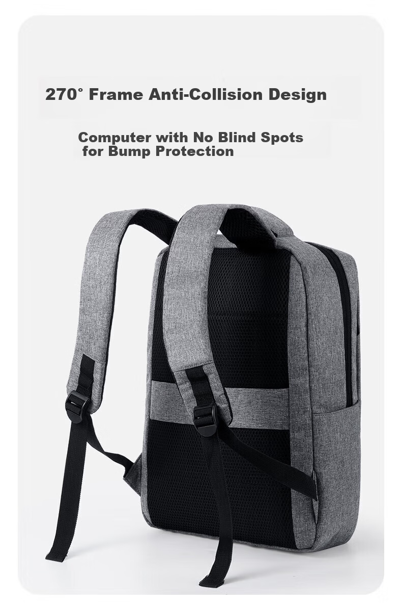 Huili Laptop Backpack for Men, 17.3-Inch Large Capacity Business Travel Bag for College Students And Work Trips 3